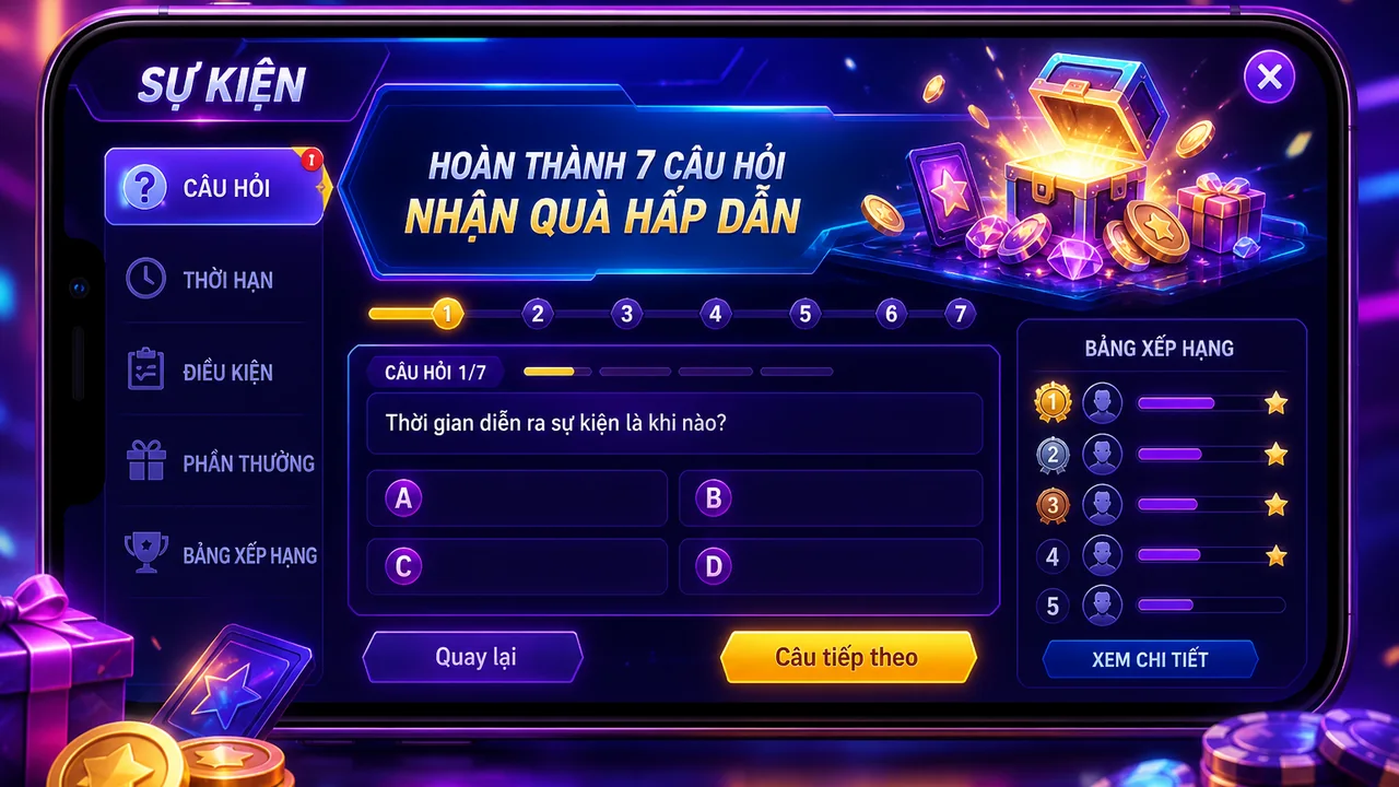 7 câu hỏi kiểm tra nhanh sự kiện 33win trước khi tham gia trên điện thoại