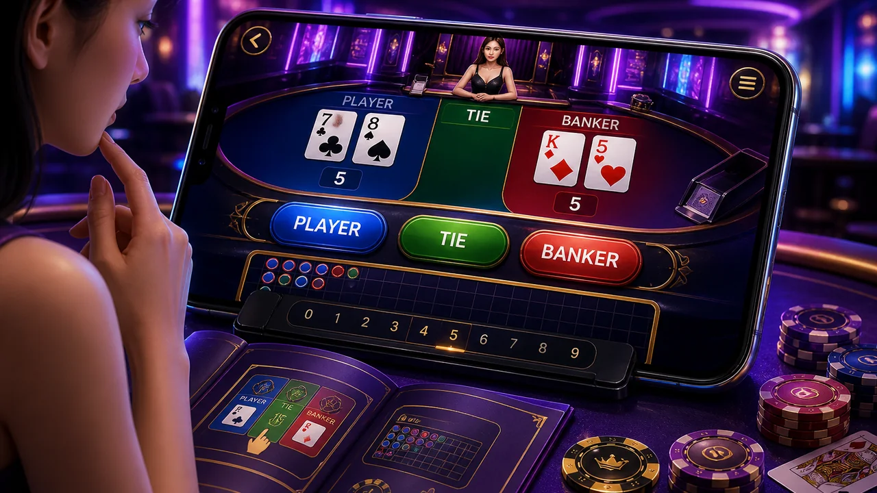Từ nút cược đến kết quả: luật baccarat Banker Player Tie 33win cho người mới dùng điện thoại