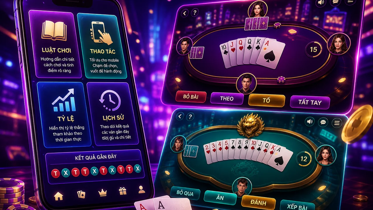 Chọn game bài dễ đọc trên điện thoại: 33win nào hợp với bạn?