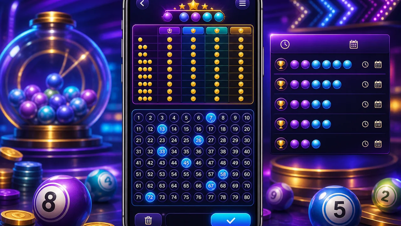 Đọc bảng trả thưởng trên màn hình hẹp: luật keno nhiều số 33win dễ hiểu