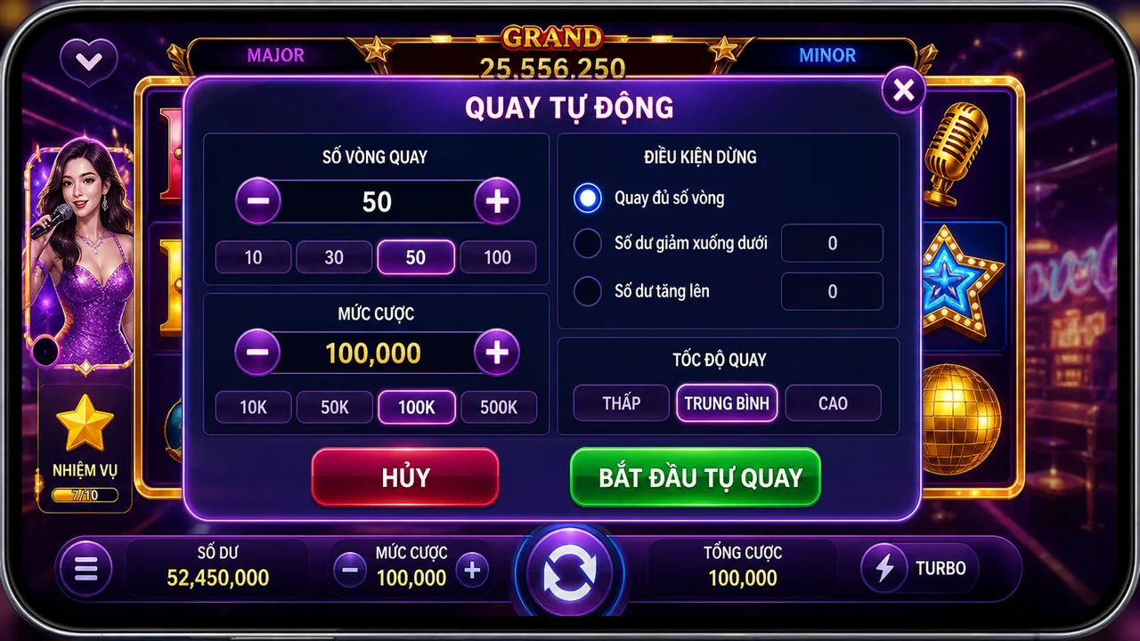 Đọc nút tự động quay trên điện thoại: cách kiểm soát slot 33win